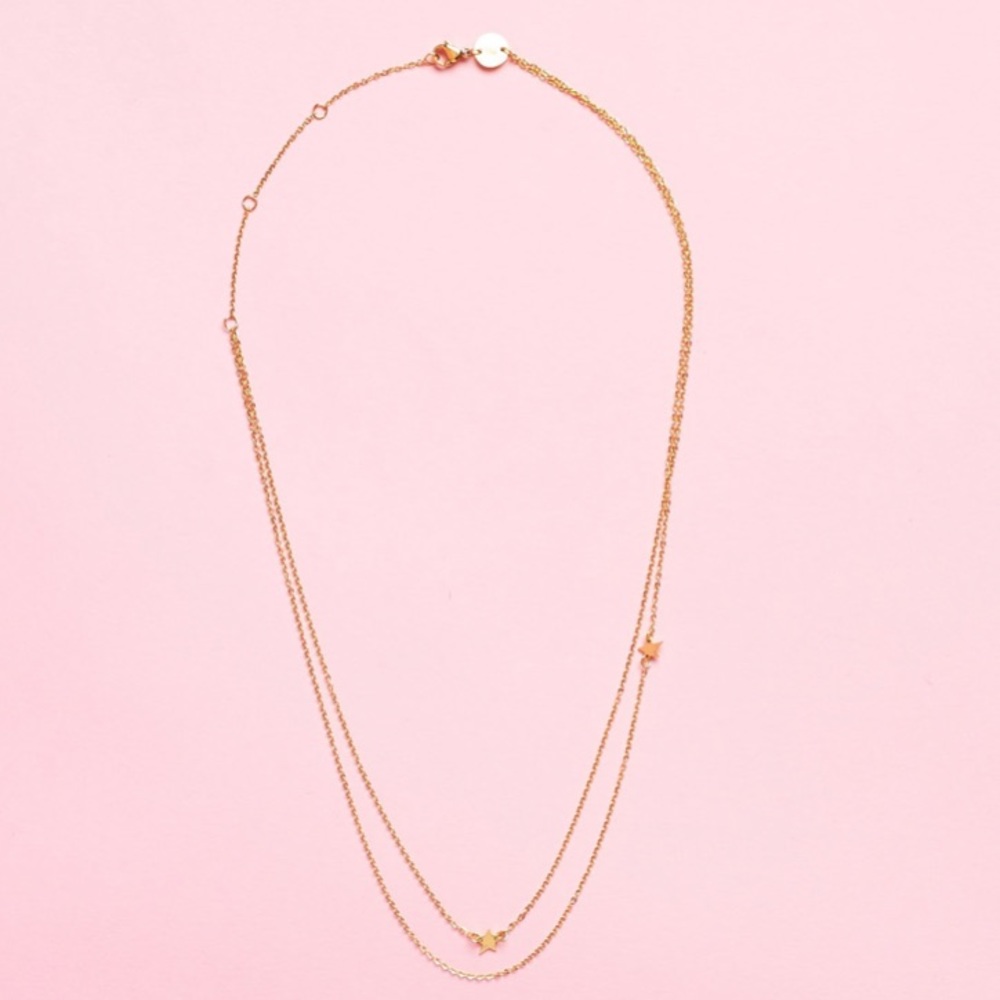 Jennifer Zeuner Star Double Necklace